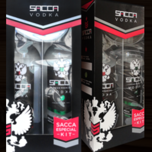 Sacca Vodka Kit com 2 Garrafas