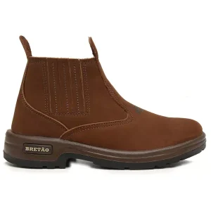 Botina Agrícola Masculina Couro Nobuck